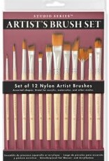 Peter Pauper Press Studio Series Artists Paintbrush Set