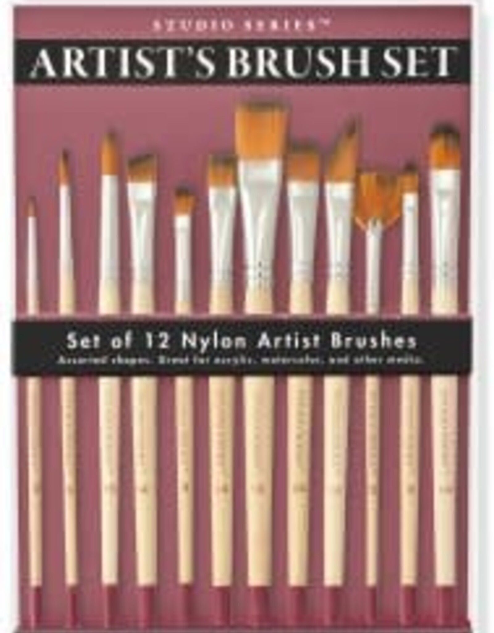 Peter Pauper Press Studio Series Artists Paintbrush Set