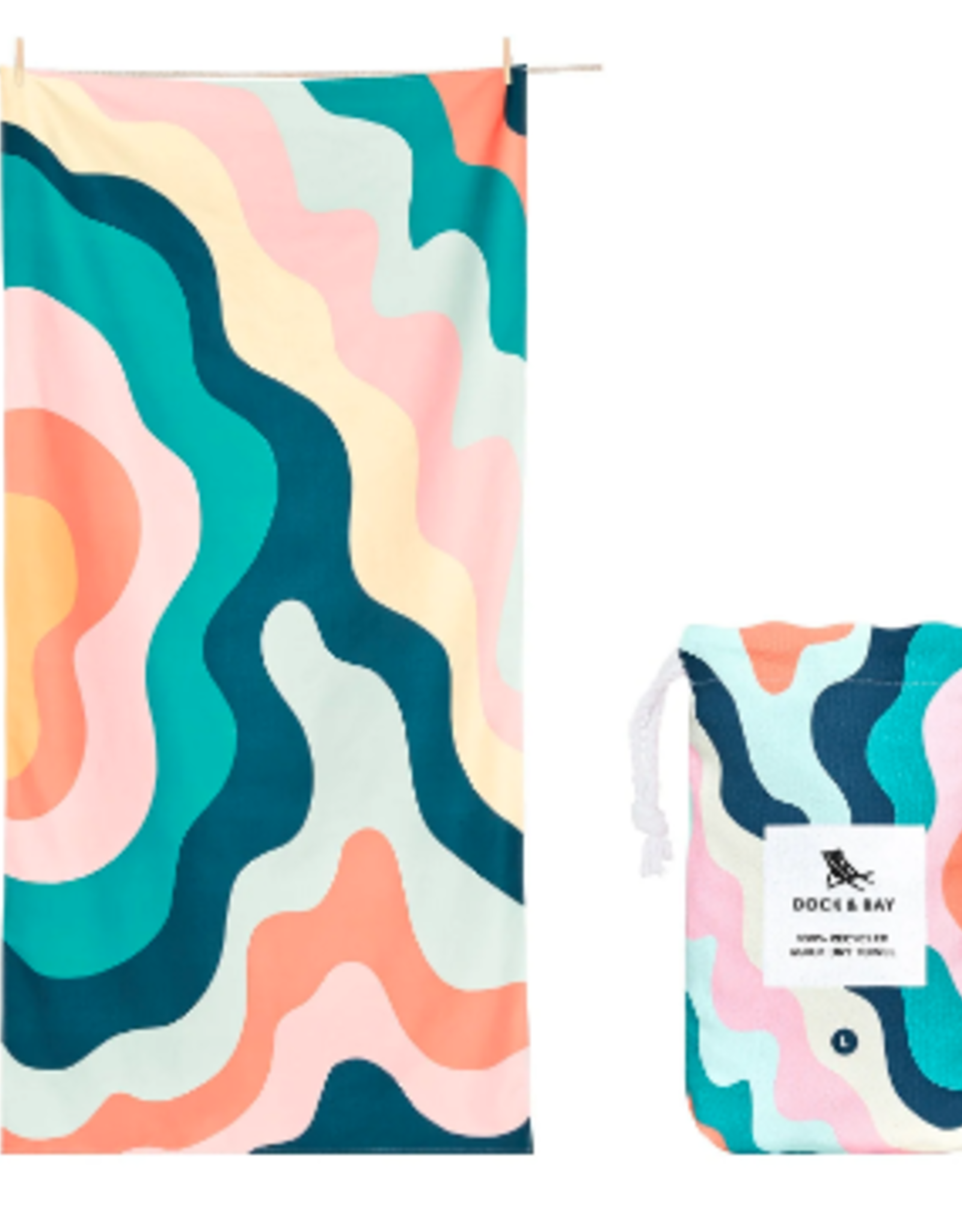 Dock & Bay Quick Dry Towel Pattern LG