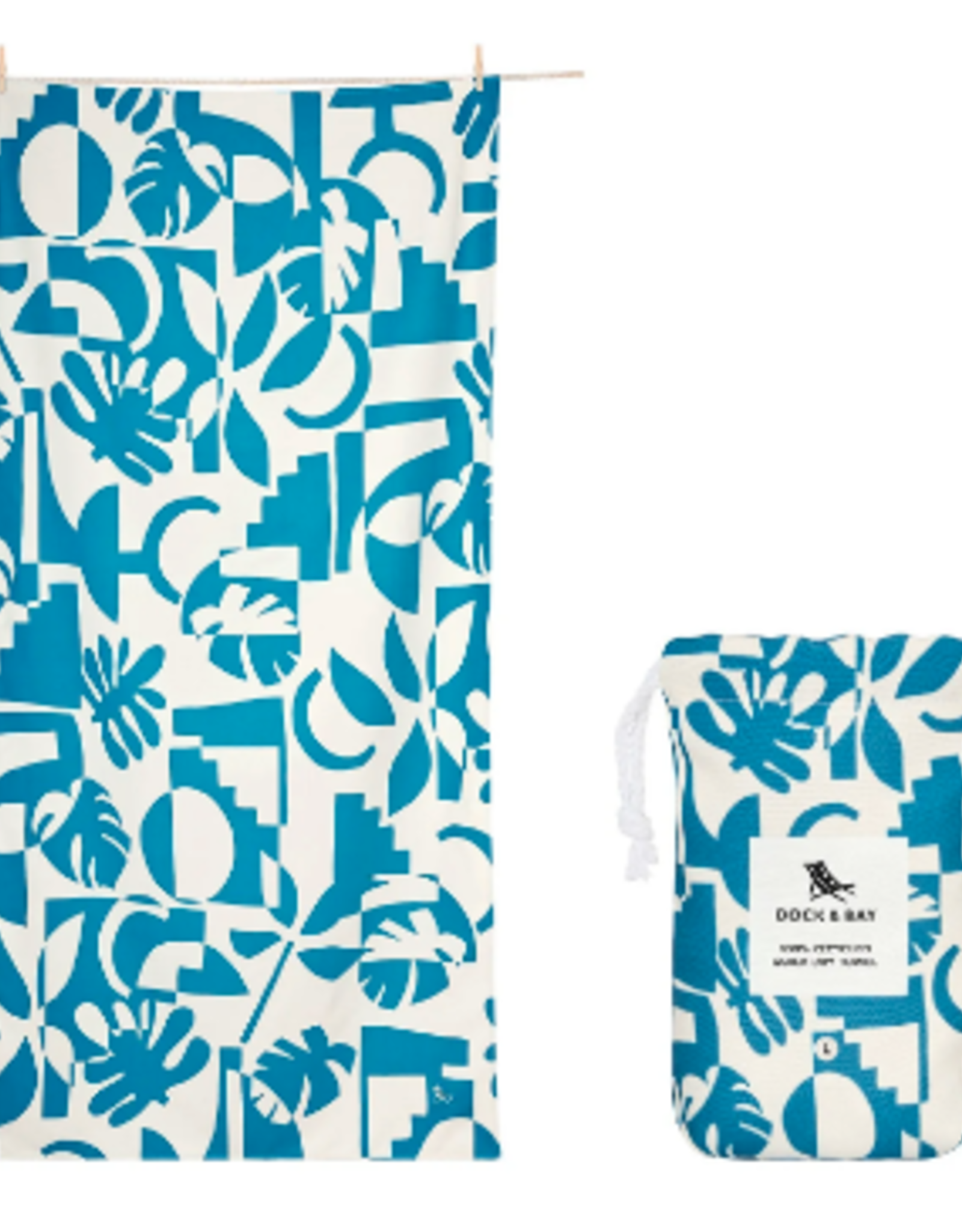 Dock & Bay Quick Dry Towel Pattern LG