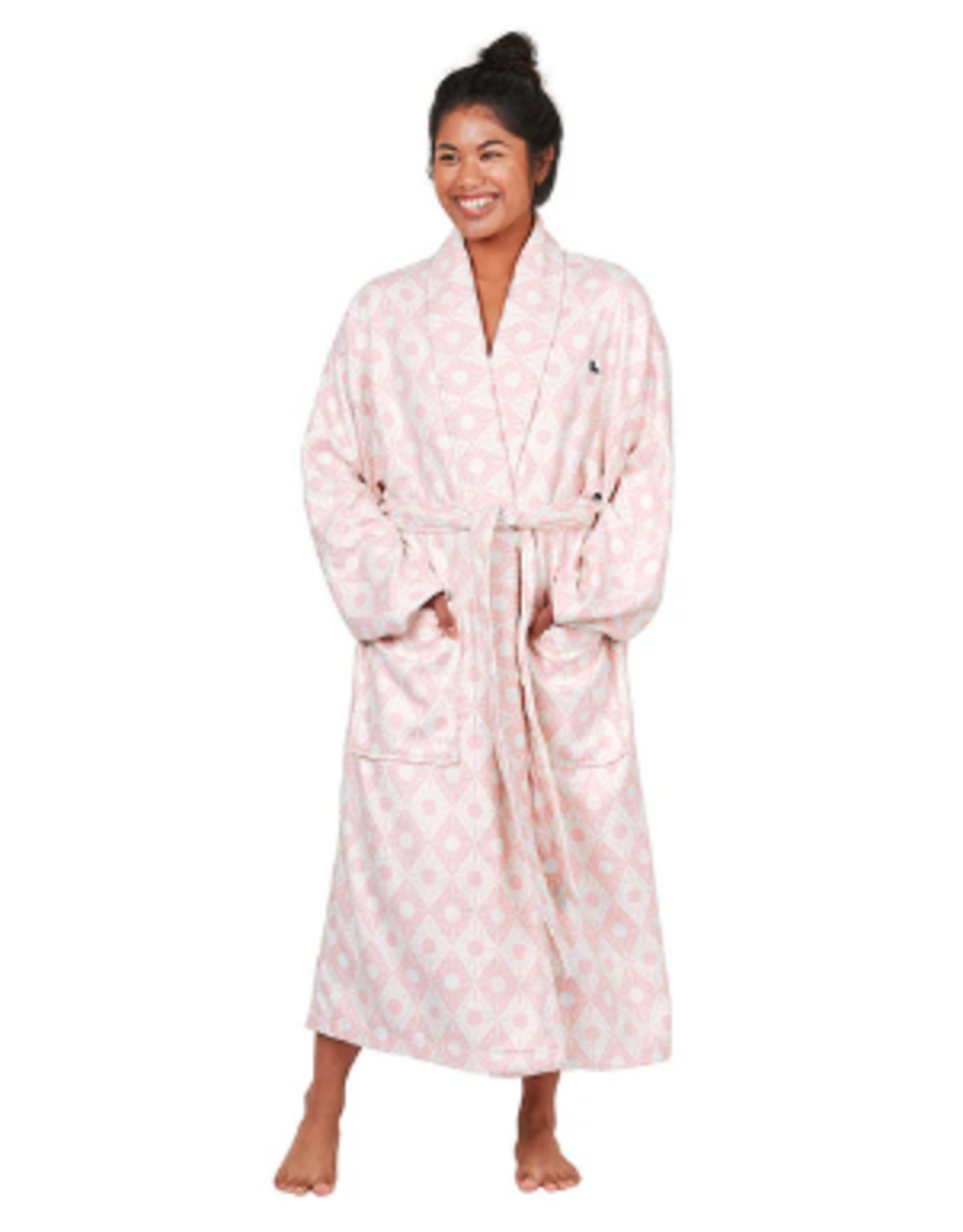 Dock & Bay Dock & Bath Bathrobe - Diamond Pink