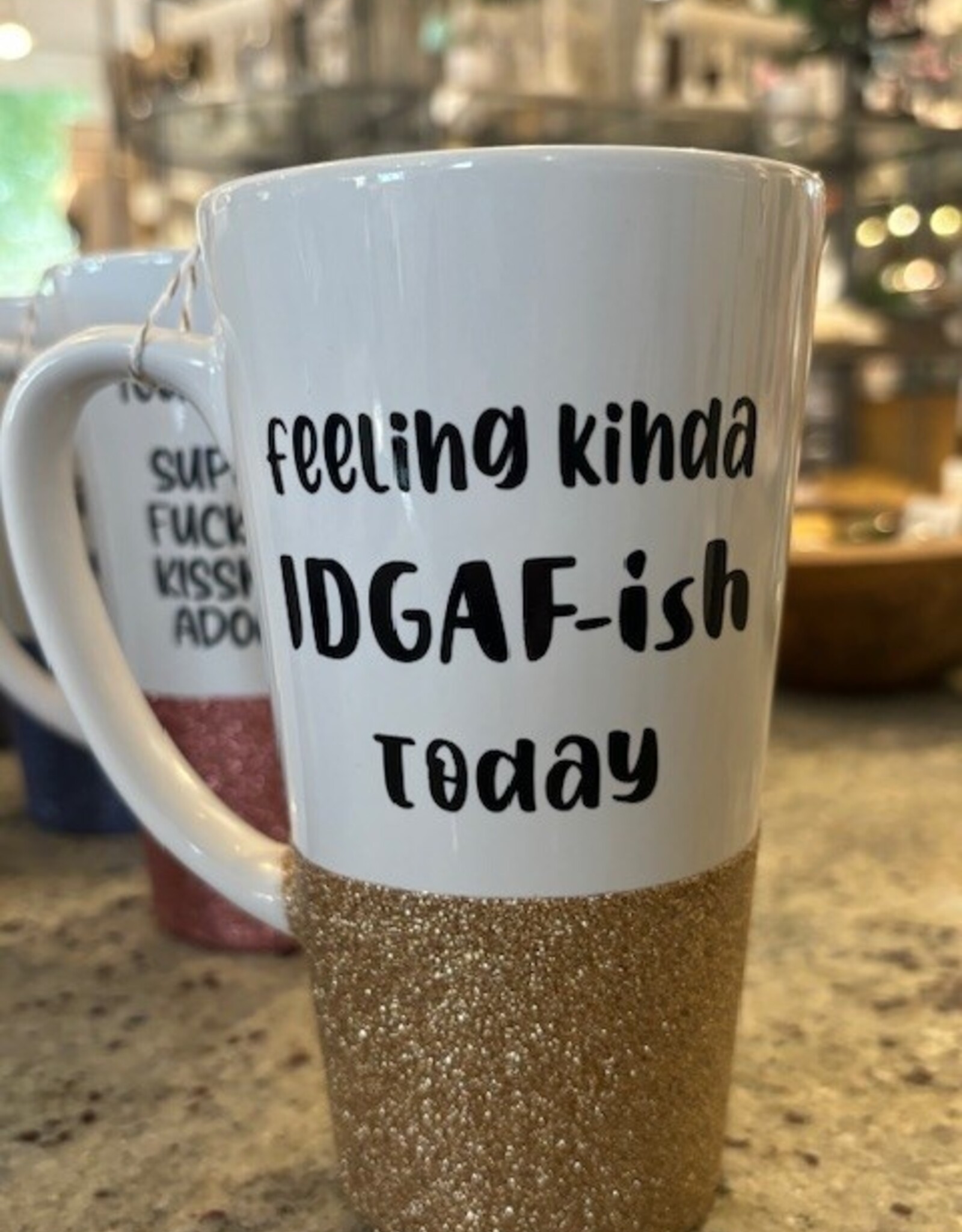 Artisan Sparkle Artisan Sparkle Mug IDGAF(gold)