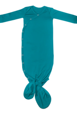 copper Pearl Knotted Gown 0-4m Steel