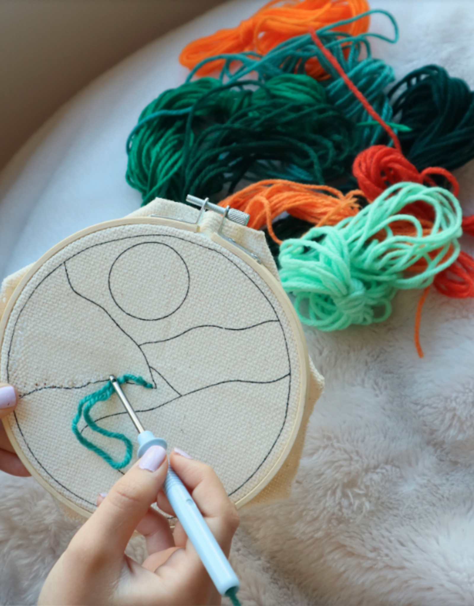 Kikkerland Punch Needle Kit