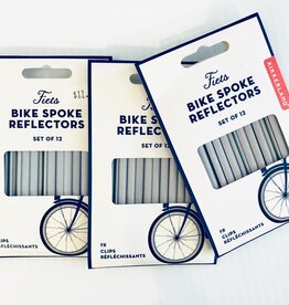 Kikkerland Bike Spoke Reflectors 12pk