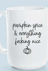 Prairie Chick Prints Pumpkin Spice PCP  Mug - White