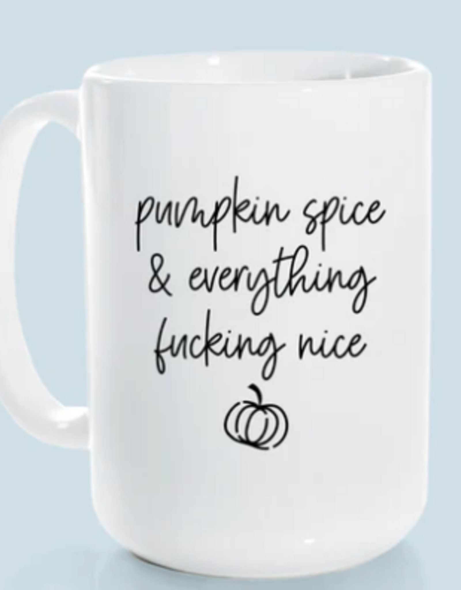 Prairie Chick Prints Pumpkin Spice PCP  Mug - White