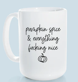Prairie Chick Prints Pumpkin Spice PCP  Mug - White