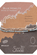 Scout Curated Delicate Stone Neck/Brac Silver