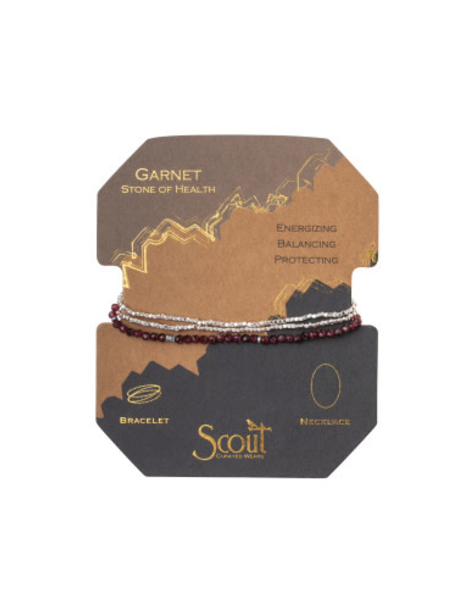 Scout Curated Delicate Stone Neck/Brac Silver