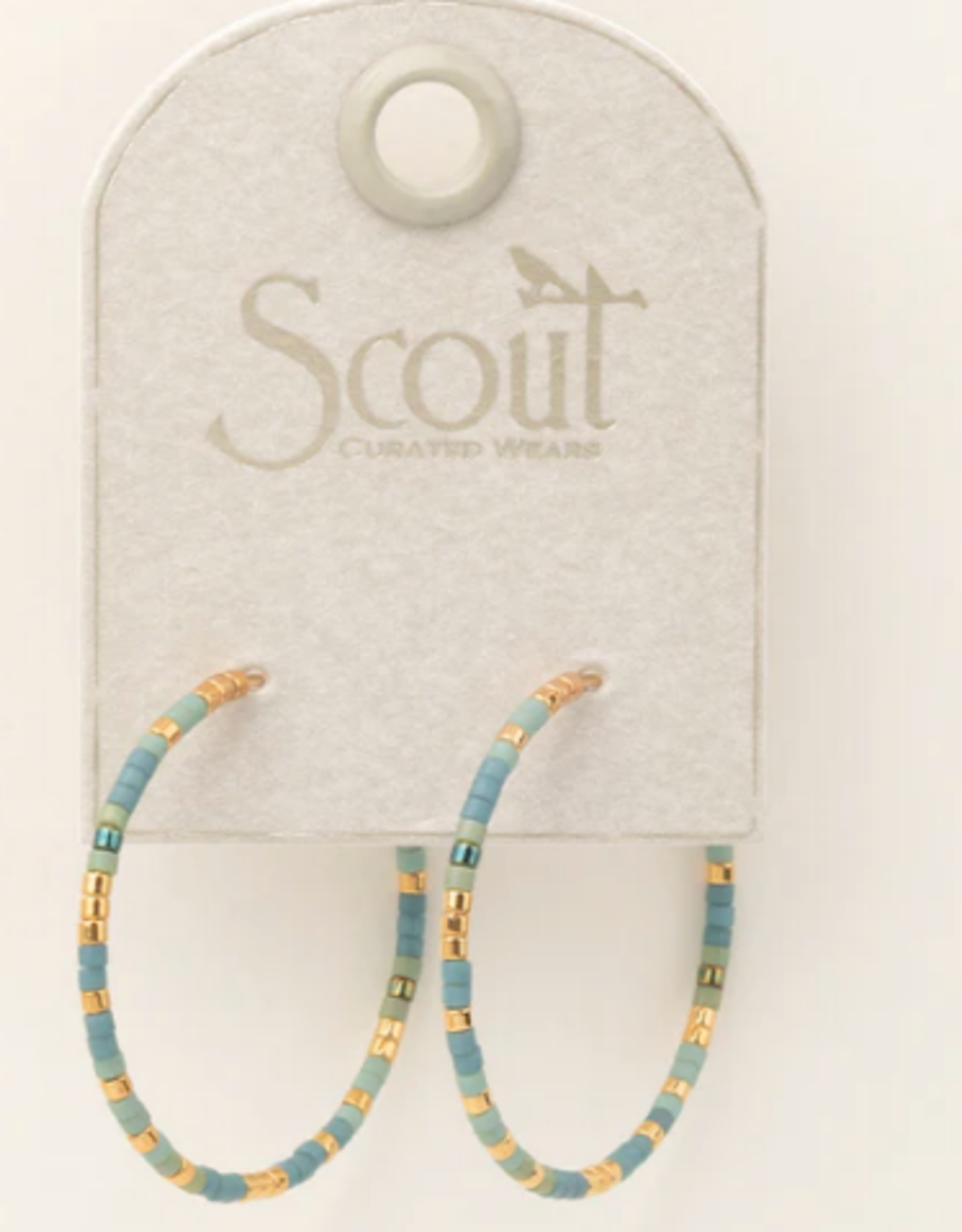 Scout Curated Chromacolor Sm Hoop Turq.mint Gold