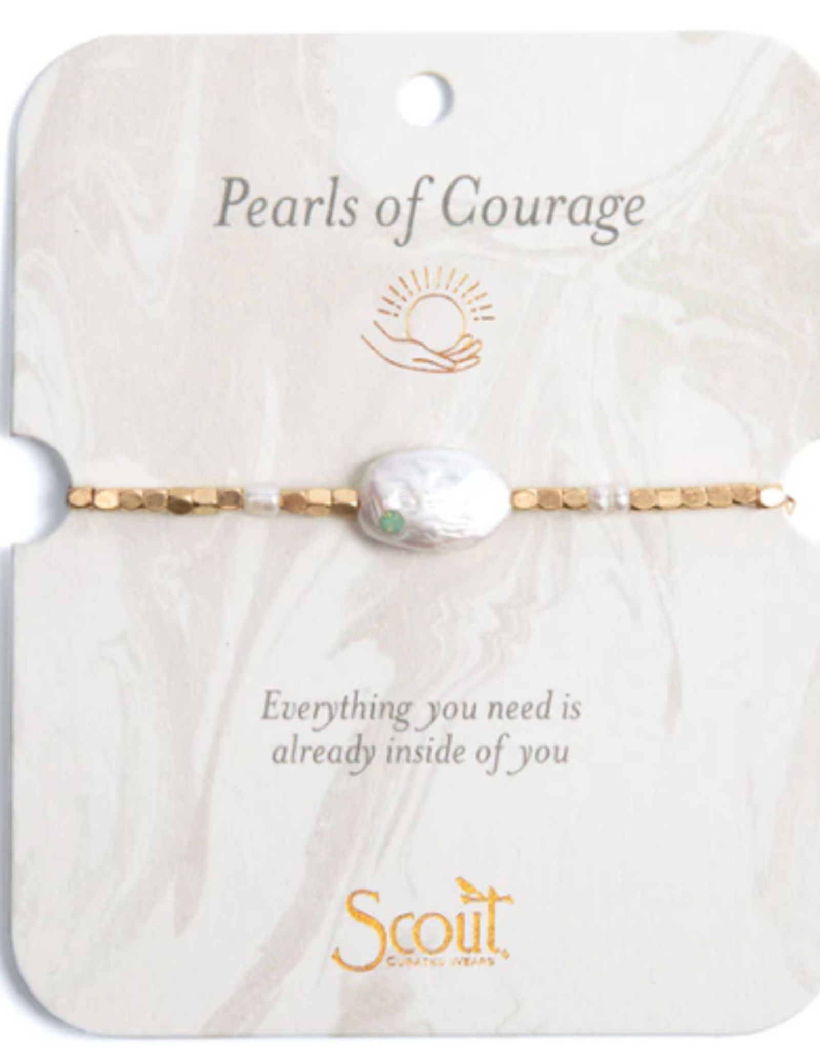 Scout Curated Pearl Affirmation Bracelet