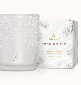 Thymes Frasier Fir Flocked Votive