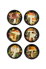 Mushroom Magnet Glass Set of 6