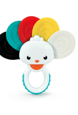 baby Clementoni Rainbow Peacock Rattle
