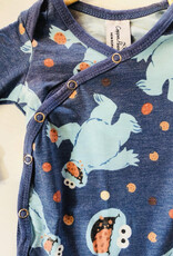 copper Pearl Knotted Gown 0-4m Cookie Monster