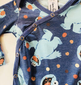 copper Pearl Knotted Gown 0-4m Cookie Monster