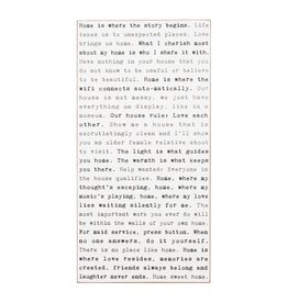 Cedar Mountain Typewriter sign - Home Revisited