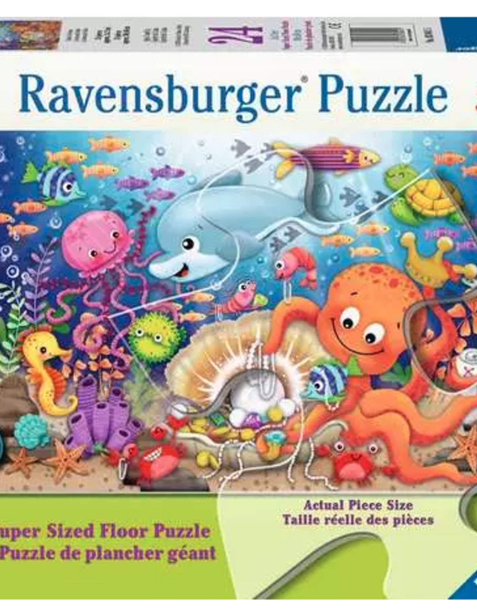 Ravensburger Floor Puzzle ( 3x2')  - Fishies Fortune 24p