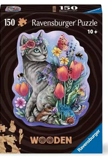 Ravensburger Wooden Puzzle Lovely Cat 150P