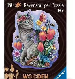 Ravensburger Wooden Puzzle Lovely Cat 150P