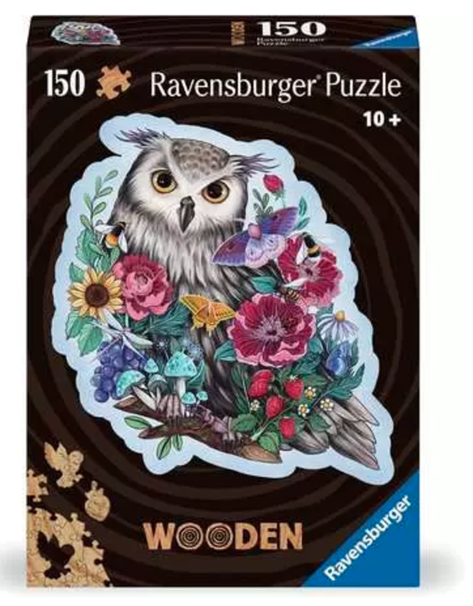 Ravensburger Wooden Puzzle Mysterious Owl 150P