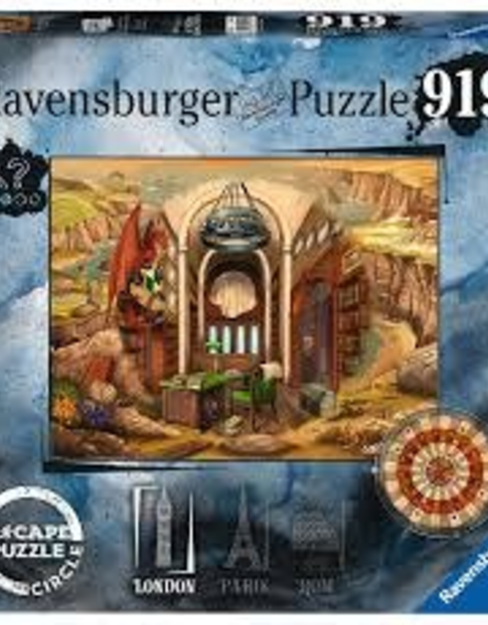 Ravensburger Escape The Circle Puzzle London 919p