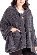 hello mellow Coziest Blanket Wrap Charcoal