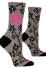 Blue Q BQ Women's Crew Socks