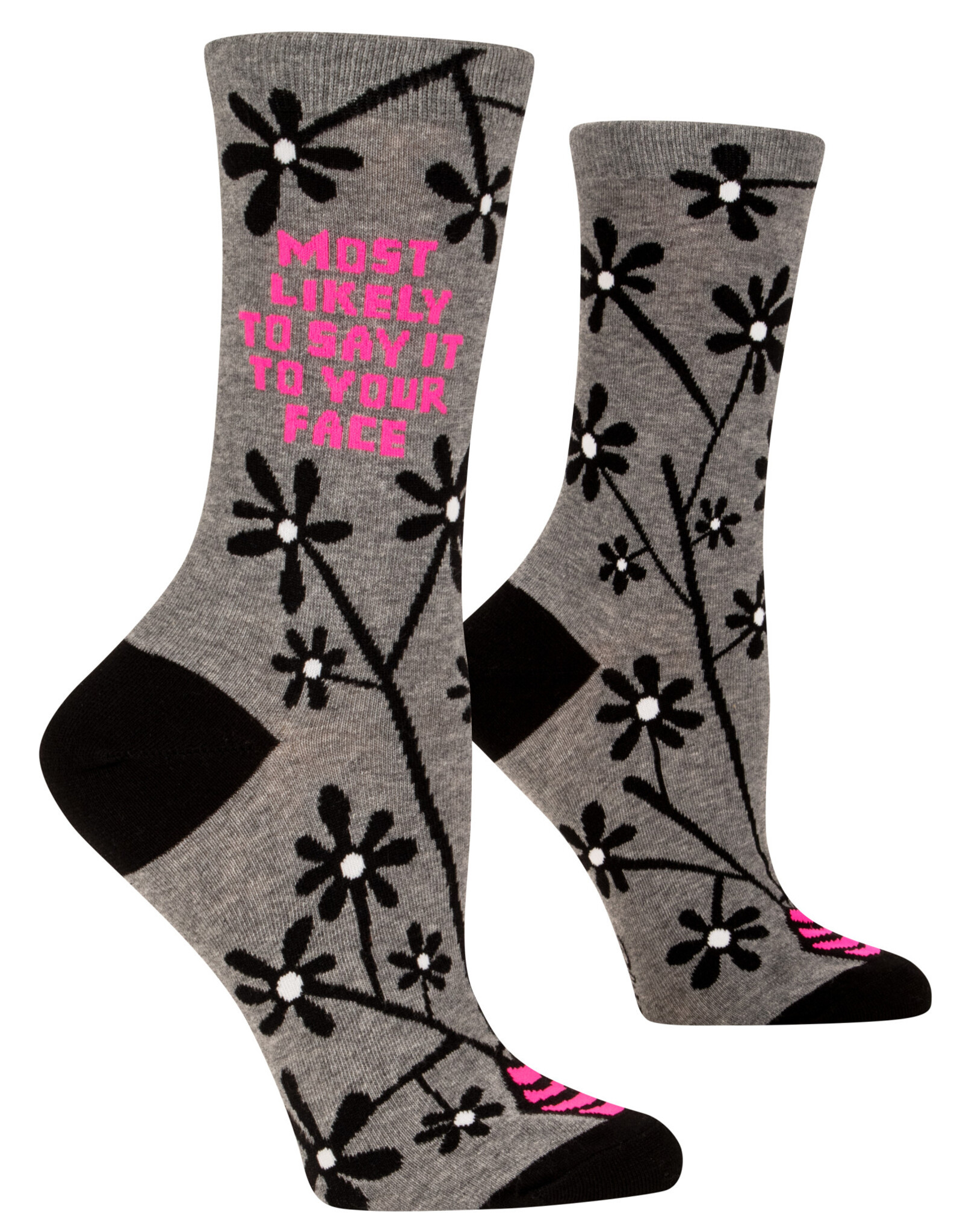 Blue Q BQ Women's Crew Socks