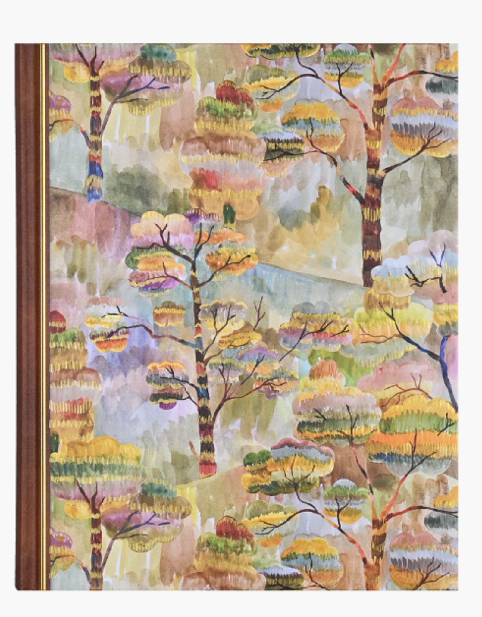 Peter Pauper Press Lg Watercolor Treescape Journal