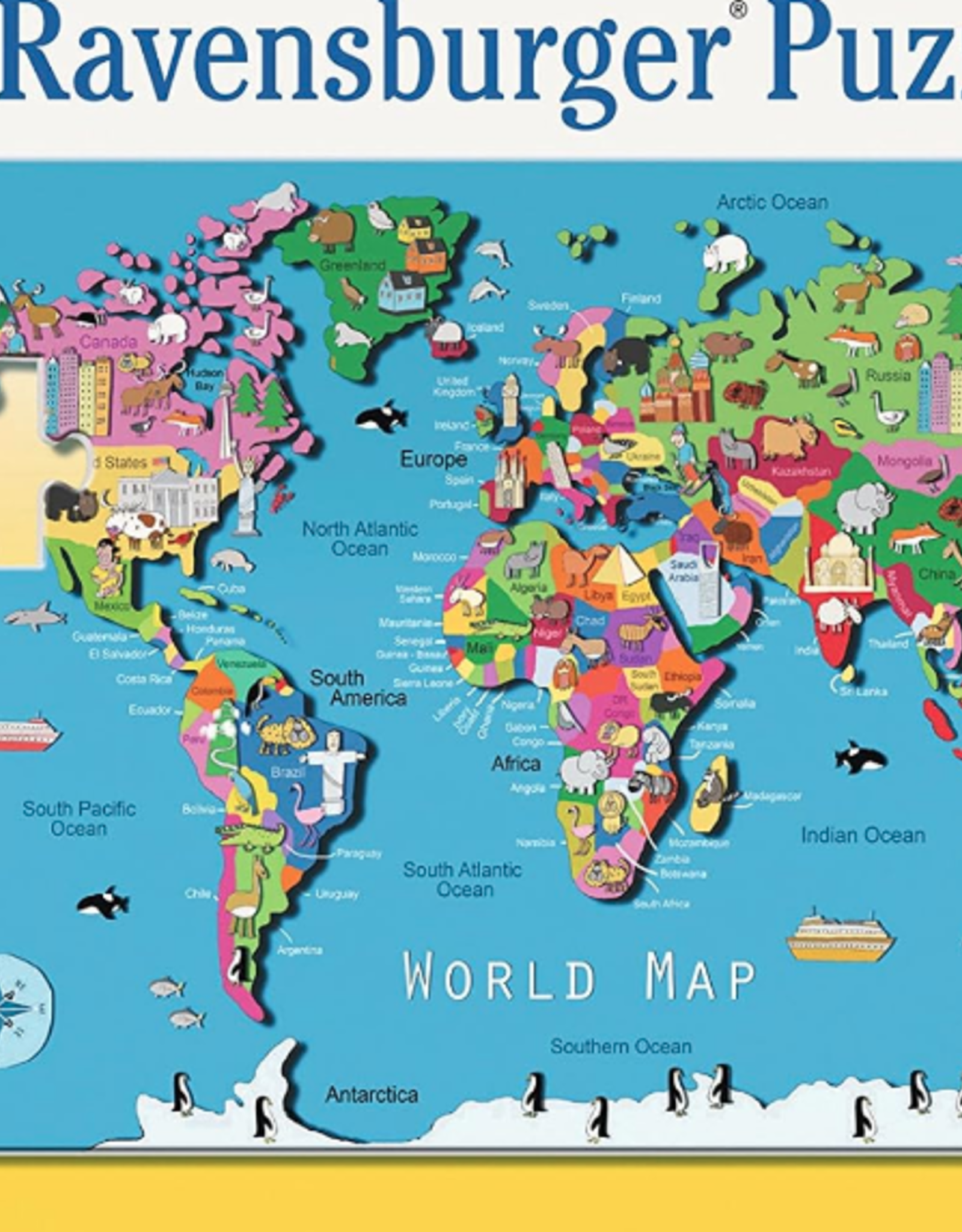 Ravensburger World Map 60p