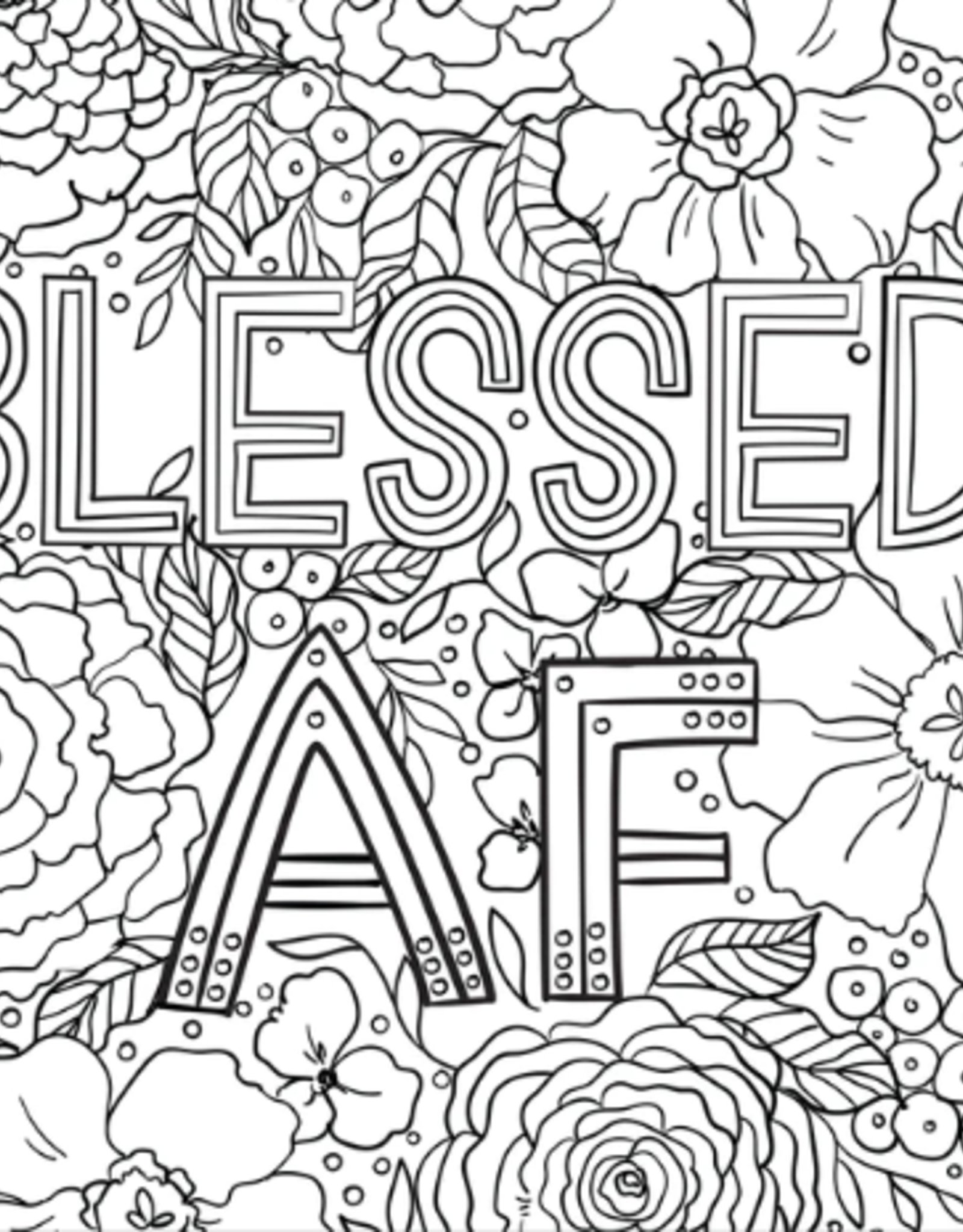 Peter Pauper Press Inner F#ing Peace  Coloring Book