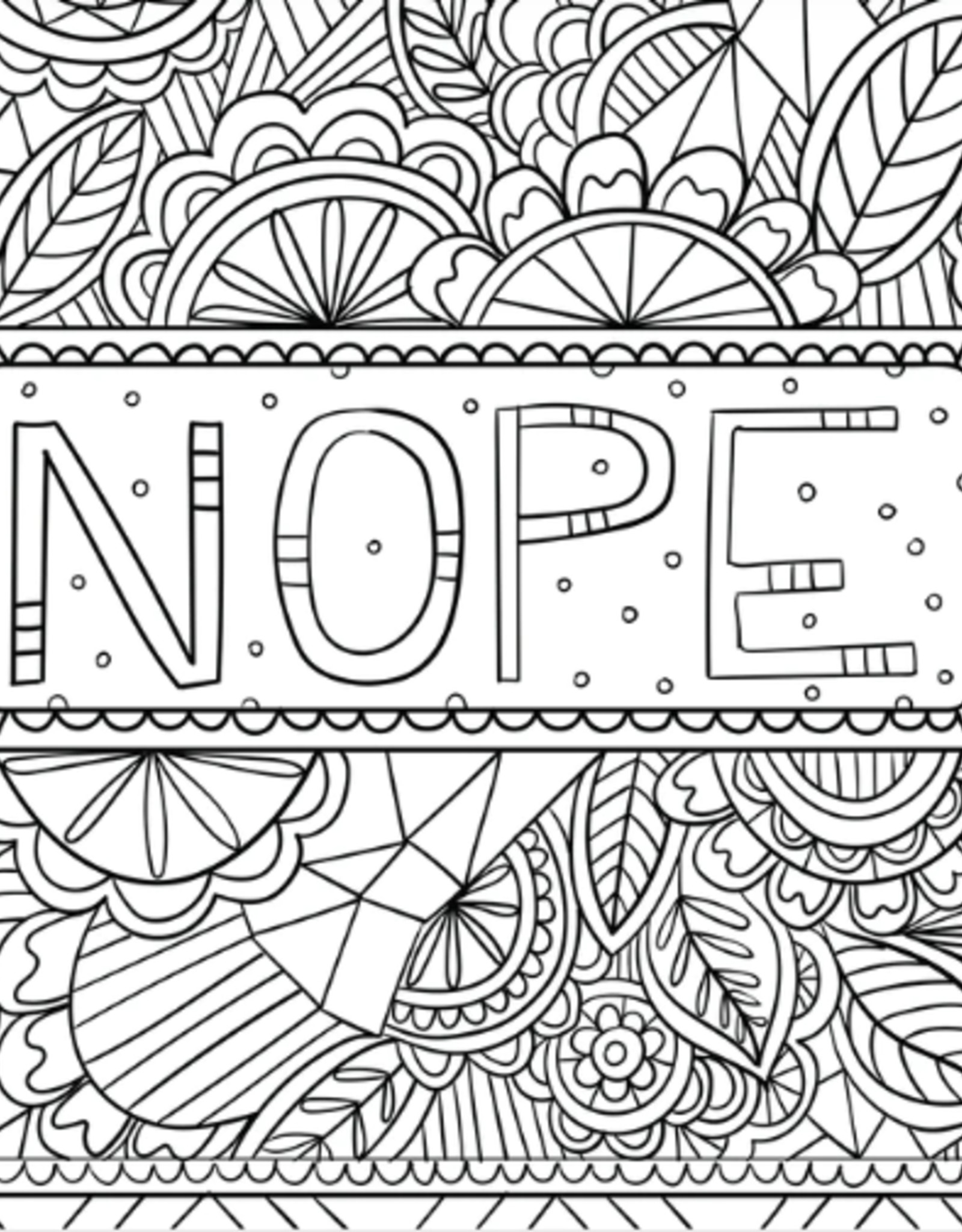 Peter Pauper Press Inner F#ing Peace  Coloring Book