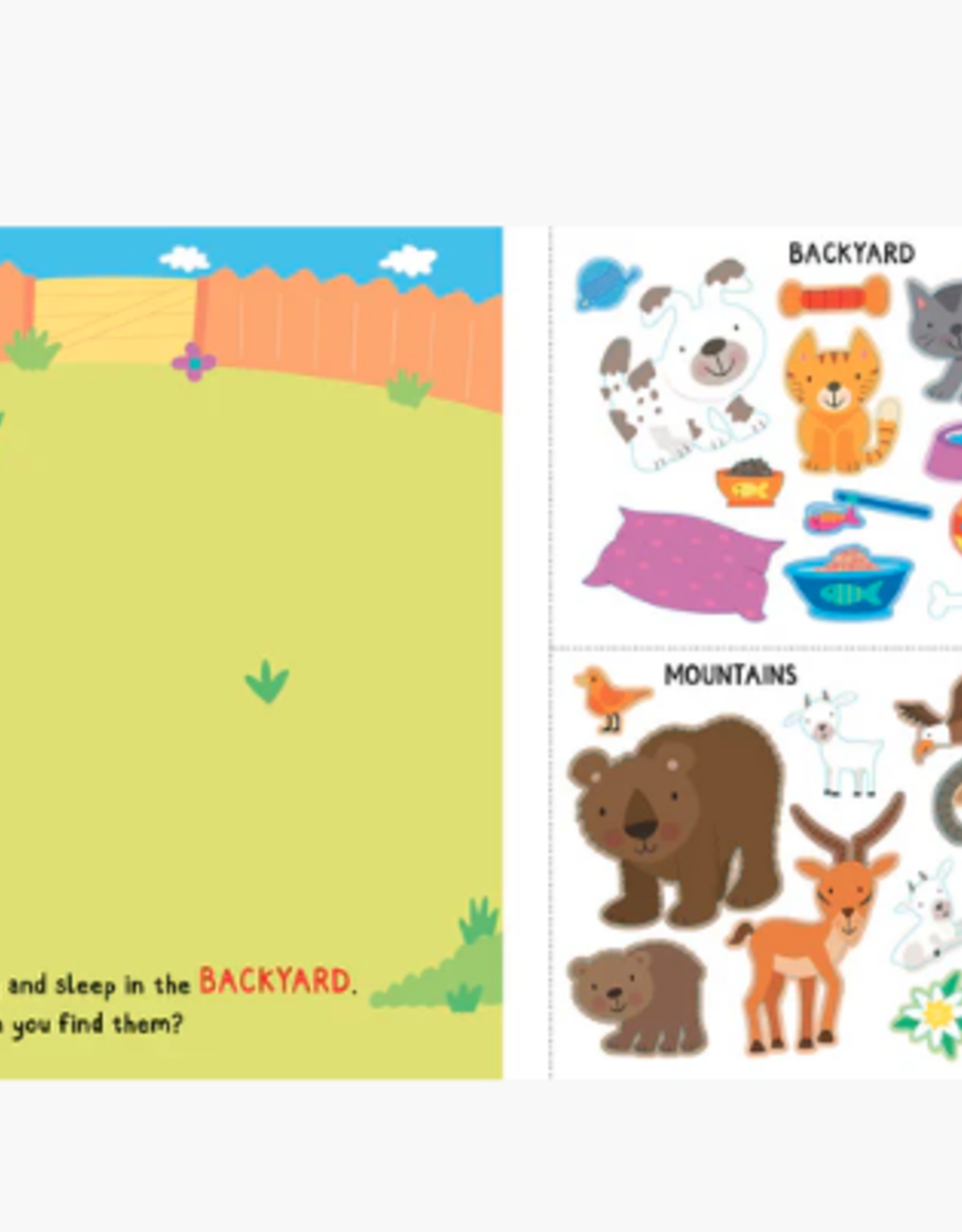 Peter Pauper Press My First Sticker Book Animals