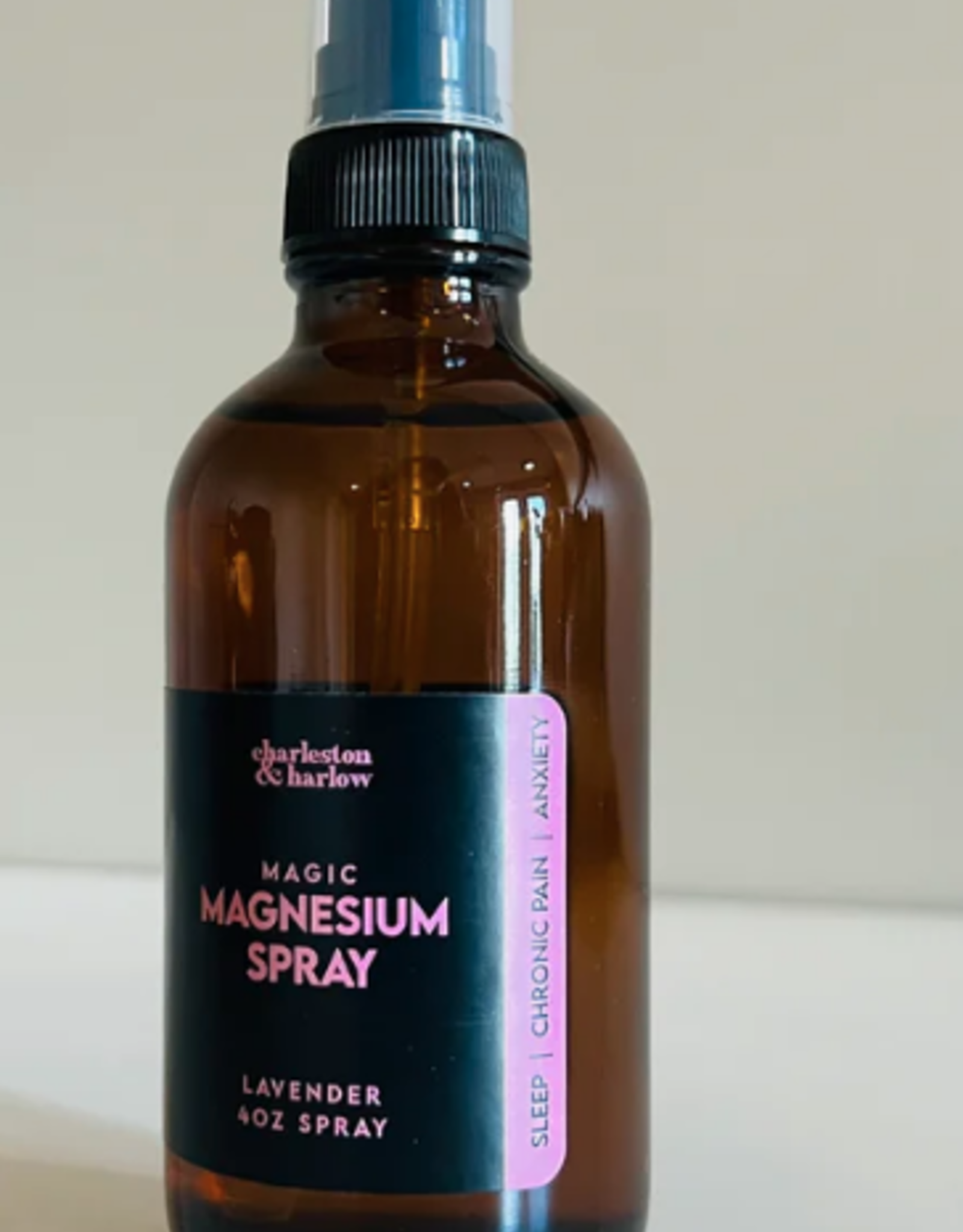 Charleston + Harlow Magnesium Spray Lavender 4oz C+H