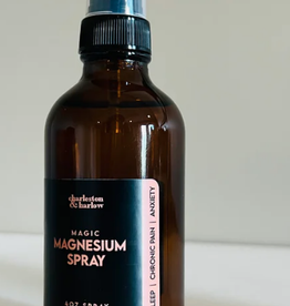 Charleston + Harlow Magnesium Spray Unscented 4oz C+H