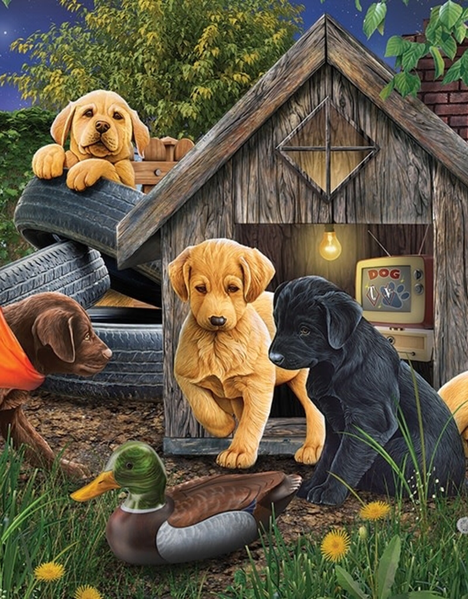 Cobble Hill In the Doghouse- 1000pc Puzzle