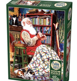 Cobble Hill Santa's Quilt - 1000pc