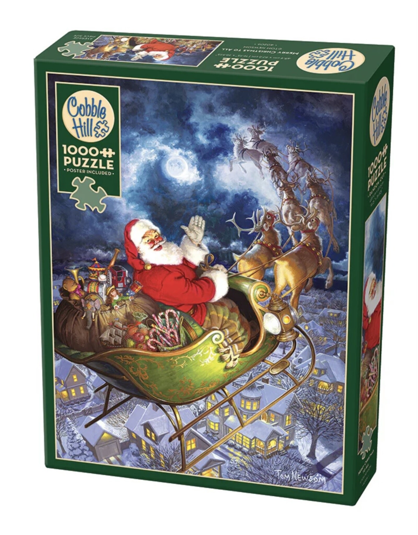 Cobble Hill Merry Xmas to All - 1000pc