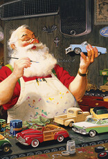Cobble Hill Santa Painting Cars - 1000pc