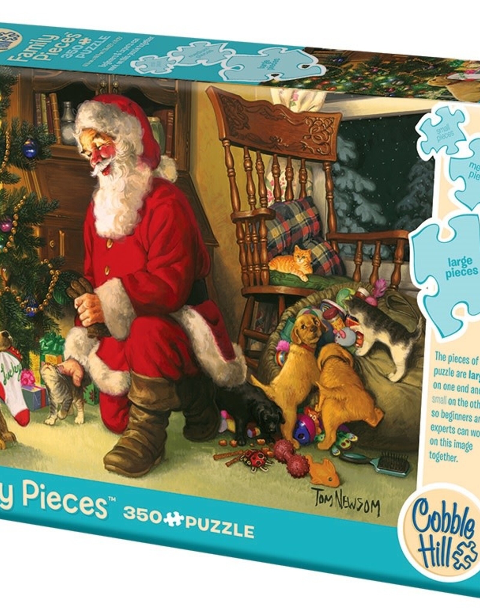 Cobble Hill Santa's Lucky Stocking - Family 350pc