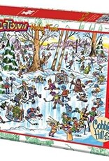 Cobble Hill Doodle Town Hockey Town - 1000pc