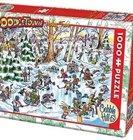 Cobble Hill Doodle Town Hockey Town - 1000pc