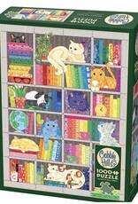 Cobble Hill Rainbow Cat Quilt - 1000p