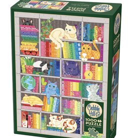 Cobble Hill Rainbow Cat Quilt - 1000p