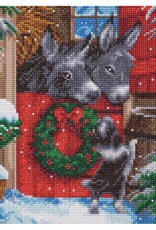 Outset media Crystal Art Md Yuletide Stable