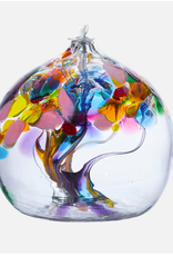 Kitras Art Glass Oil Lamp  6’' Joy