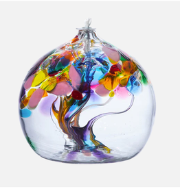 Kitras Art Glass Oil Lamp  6’' Joy