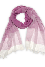 Pokoloko Pokoloko Cotton Scarf Fade Purple